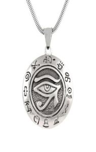 Europejski i amerykański retro Horus Eye Pendant Gra Król Egzorcizing Naszyjnik Creative Punk Men Premium Aldant4593651