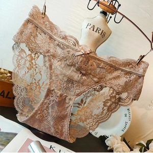 Kadın Panties Dantel Kadınsı Şeffaf Tasarsız İç Çamaşır Kadınlar Orta ve Düşük Bel Üçgen Pantolonlar Bayanlar İnce Yay Knot Briefs