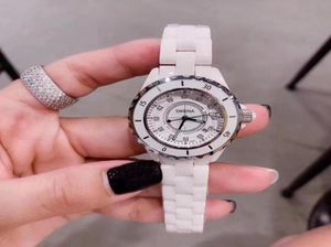 Orologi da polso veramente ceramica alla moda bianca orologi donne calendario watch waterz waterz2036275