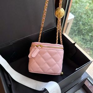 Дизайнерская сумка для макияжа с бриллиантовой решеткой женщины кросс кубики мини -мешки с плечами