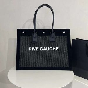 Üst Rive Gauche Tote Çanta Çanta Alışveriş Çantası Tasarımcı Çanta Yüksek Kaliteli Alışveriş Çantası Moda Açık Seyahat Büyük Kapasite Çantası En İyi Hediye Cüzdan Çantası 67