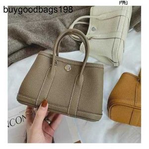 Designer Garden Party Bags Brand Bag 2024 New Mini Leather Womens Large Capacity Bucket One Shoulder Portable Have Logo