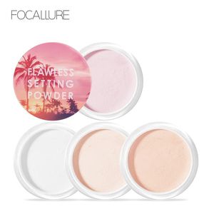 Focallure Matte Loose Powder Oil-Control Transparent vattentät långvarig ansiktsinställning Concealer Makeup Cosmetics 240426