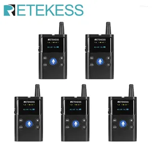 Microphones Retekess126 Two-way Wireless Tour Guide System Audio 5 Pcs Receivers For Horse Riding Excursion Church Conference Training