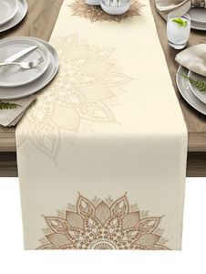 Bohemia mandala fiori di biancheria da tavolo da tavolo da tavolo da cameretto decorazioni per le feste di feste da pranzo 240430 240430