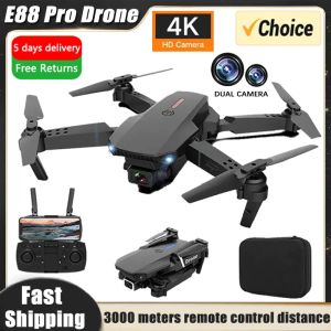 Nowy dron E88pro RC 4K Profesins z szerokim kątem 1080p Dual HD Składany helikopter RC WiFi FPV Hold Fartuch Sprzedaj