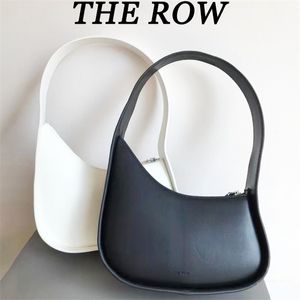 Luxurys The Row Designer Underarm Bag Womens Travel Cross Body Shoulder Bags Högkvalitativ hobo toalettgrytar Kopplingar Totes Mens Half Moon Evening Weekend Hand Påsar