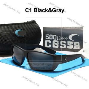 580p Sunglasses 2024 New Designer Mens for Women Black Blue Polarized Driving Travel Glasses costa sunglasses man Fashion Mens costas Glasses 5553