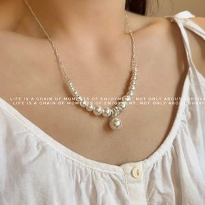 Pendant Necklaces Luxury Pearl Necklace Chain New Popular Necklaces Q240430