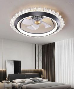 Modna LED sufit Lekka wentylatora Ruchowa sypialnia główna sypialnia z i integatą