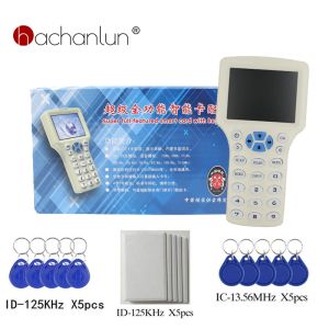 Scheda 10 Frequenza NFC Smart RFID Reader Writer 125KHz Coper Duplicator 13.56MHz USBCopy Intercom Tasto Tasto Chiave Cripted Card