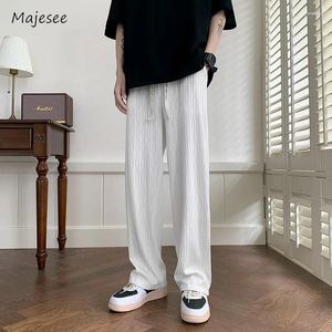 Men's Pants Men Daily All-match Fashion Sporty Chic Simple Pure Cozy Handsome Charming Breathable Korean Style Casual Loose Students