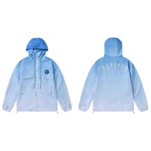 Trapstar Autumn New Gradual Blue Charge Coat Casual Sports Loose Par Trend