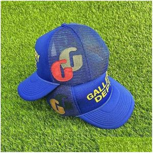 Caps de bola Cap de beisebol da moda Men Hat Hat Gallery Iti Impresso Alfabeto Motorista Mulheres Mulheres Summer Sun Sun Outdoor Sports Drop Deli OTCPB