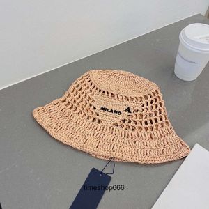 Lyxdesigner Bucket Hat Straw Hat Högkvalitativ brevtryck Europeisk amerikansk stil Travel Sun Cap Fashion and Leisure