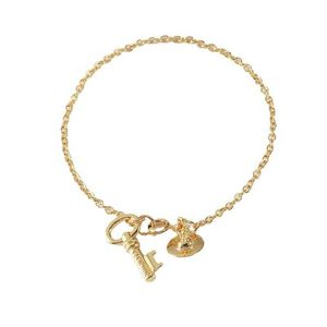 Designer Westwood Key Key Bracelet Feminina Younis Saturno