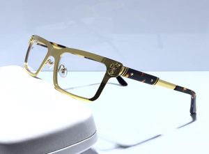 Lüks Kadın Moda Optik Gözlük Çerçeve Tasarımcı Gözlük Gözlükleri Kare Meatl Çerçeve Gözlükler Çerçeve Kırmızı Kutu 62052479077506