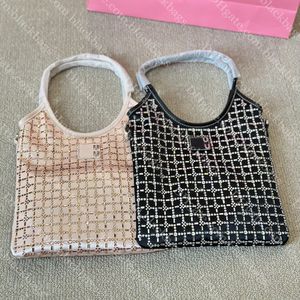 Full Diamond Tote Bag Torda Large Overa Torby Zakupy Designer Women Torka na ramię Klasyczna litera różowa torby