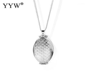Brass Locket Necklace Personality Fashion Jewelry Unisex Expanding Po Locket Necklace Pendant Jewelry Gift For Women16060016