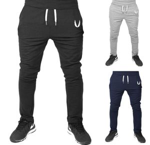 Calça de jogger esportes calças de ginástica elástica casual algodão mensura de fitness skinny calça calças calças de corredor outdoor3537263