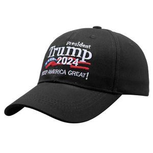 Ball Caps New Make America Great Again Trump Baseball Cap 2024 Republicano Bordado Hat atacado T240429