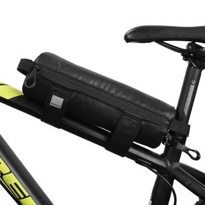 SAHOO Outdoor Bike Handlebar Bag Cycling Top Tube Bag Bike Bicycle Front Frame Cycling Strap-on Storage 266P