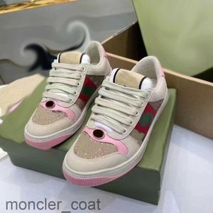 2024 New Fashion Designer pink casual shoes for men and women ventilate comfortable Versatile Leather Diamonds splice Flat base casual shoes dd0331 35-44 4