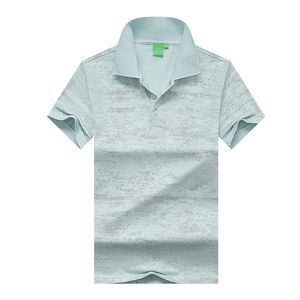 Designer Camisa Polo Monograma Algodão Camista Camista Camista Top Moda Gentleman Mens Camisa Polo Lappel Summer Leisure Luxo Roupas respiráveis M-3xl