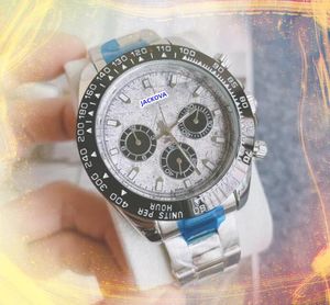 Trend aziendale Hightend Fine in acciaio inossidabile orologio da uomo Cronografo quarzo Clock Day Date Time Owatch retrò regali di orologio da polso completo di alta qualità