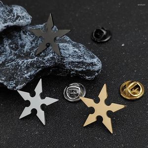 Brooches Star Brooch Badge Men's And Women's Blouses Five Pointed Metal Lapel Pin Stars Shirt Collar Pins Accessories