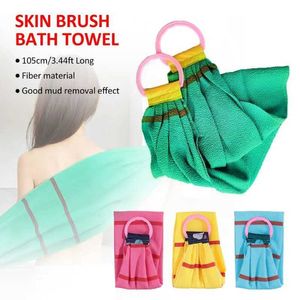 Bath Tools Accessories 90105CM shower removal scrubber deep mud cleaning durable body wash cloth Japanese back scrubbing strap Q240430