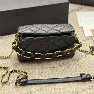 Womens Lambskin Hobo Long Vanity Box Bacs Gold Metal Matelware Matelasse Chain Wristlet Clutch Presbod