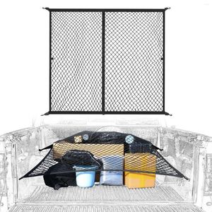 Car Organizer Elastic Cargo Net For Pickup Truck Bed Mesh Floor Style Trunk SUV Trucks