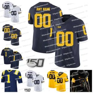 Custom Michigan Woerines College Football Trikots Chase Winovich Tom Brady Joe Milton Charles Woodson Jim Harbaugh Roman Wilson Jersey Männer Frauen Jugend