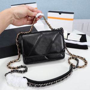 Classic luxury fashion brand wallet vintage lady brown leather handbag designer chain shoulder bag with box wholesale 6868 326i