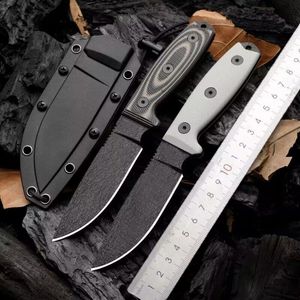 4pod Rowen Jungle Survival Straight Fixed Knife 1095 Steel Blade G10 Handle Tactical Pocket Hunting EDC Survival Tool Knives A2777