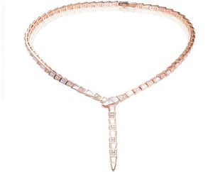 Kedjor White Necklace Female Nisch Premium Zircon NE Jewelry Wholesale3314917