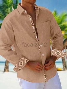 Camicie casual da uomo Polos Polos magliette Autunno Autumn Selta a colori solidi da uomo Beach Beach Leisure Fashion Flip Collar Top Tops di grandi dimensioni