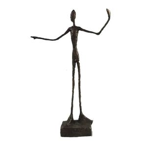 Figura Figura estátua de estátua artesanal Artcrafts Caráter de bronze Bronze Sculpture Sculpture Room Decoração de Decoração de Escritório de Escritório 240429