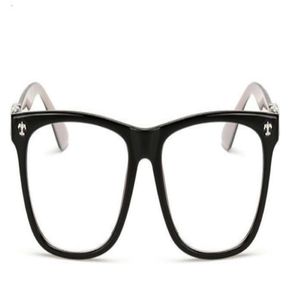 Men Women Fashion Eyeglasses On Frame Name Brand Designer Plain Glasses Optical Eyewear Myopia Oculos 272D