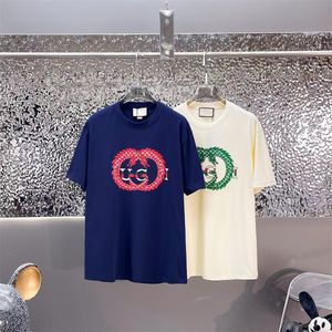 Camisetas masculinas de luxo, camisetas de grife, letra vermelha preta camisetas impressas de manga curta designer de marca