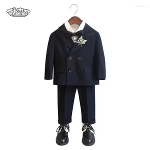 Bekleidungssets Japan Jungen Schwarz 007 Hochzeitsanzug Kinder POFORY Kleid Kinder 1year Geburtstagsleistung formelle Teen Ceremony Kostüm