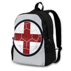 Rucksack England Travel Laptop Beutel Schools Taschen Fußball -Fußball -Pokal Europa Sportteam