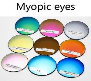 2018 Nya solglasögon 150 Refracvtive Index Colorful Lens anpassade RX Power Recept Myopia Polariserade linser UV4001712323