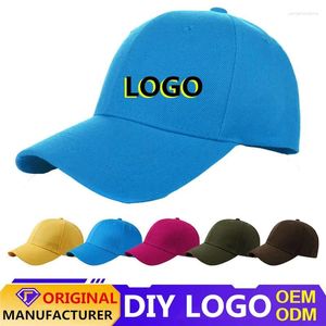 Ballkappen akzeptieren 1 Stück Custom Logo Hut diy oem odm fabrik Großhandel personalisierte Trucker Baseball Cap Unisex Männer Frauen Snapback Hüte