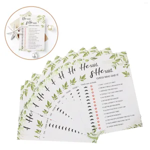 Party Decoration Girls Night Games Card Bridal Duschkarten Junggesellen Bachelorette Wagen lustige Neuheit Schreiben