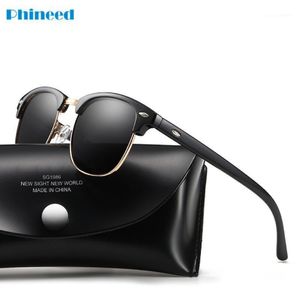 Club Master Square Polarised Sun Glasses For Men Women Fashion Mirror PKRB3916 Solglasögon 238A