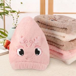 Towel Coral Velvet Dry Hair Hat The Year Of Loong Pullover Bath Super Absorbent Cute Household Cartoon