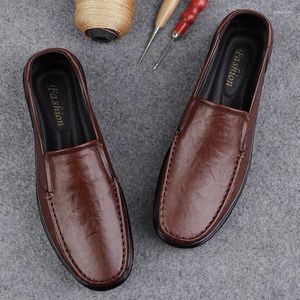Casual Shoes Genuine Leather Driving Luxury Men Loafers Soft Moccasins Autumn Winter Man High Quality Mens Business