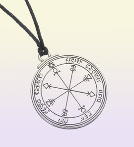 Antike Silber Talisman Pentacle of the Moon Solomon Seal Anhänger Amulett Halskette4380227